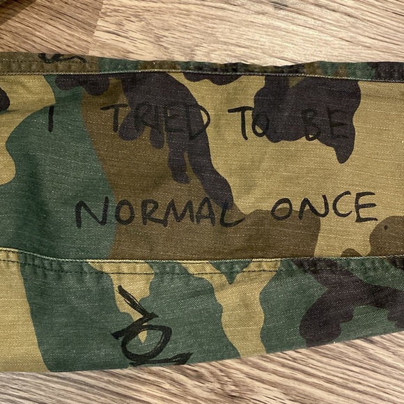 Alpha Industries Green Camouflage Military Jacket - Picture 9 of 16